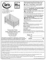 Delta Children Fremont 3-in-1 Convertible Crib Assembly Instructions
