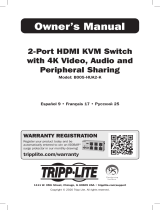 Tripp Lite TRIPP-LITE B005-HUA2-K 2-Port HDMI KVM Switch Le manuel du propriétaire