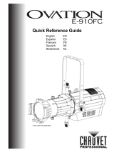 Chauvet Professional Ovation E-910FC Guide de référence