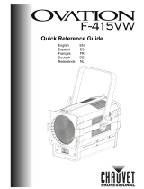 Chauvet Ovation F-415VW Guide de référence