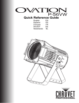 Chauvet OVATION P-56VW Guide de référence