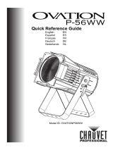 Chauvet Professional Ovation P-56WW Guide de référence