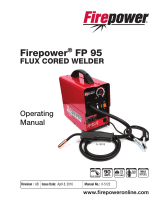 Firepower ® FP 95 Flux Cored Welder Manuel utilisateur