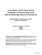 Schumacher DSR141 Jump Starter and DC Power Source DSR141G Jump Starter and DC Power Source DSR156 Jump Starter and DC Power Source Le manuel du propriétaire