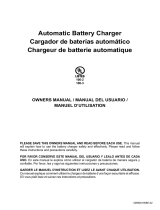 Schumacher SC1326 Automatic Battery Charger UL 106-2 UL 106-3 Le manuel du propriétaire