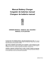 Schumacher DSR139 Manual Battery Charger/Engine Starter DSR140 Manual Battery Charger/Engine Starter UL 105-4 Le manuel du propriétaire