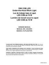 Schumacher Electric SL176 Series – 15W COB LED Under-the-Hood Work Light Le manuel du propriétaire