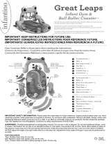 Infantino Great Leaps Infant Gym & Ball Roller Coaster Manuel utilisateur