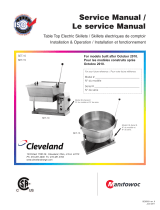 Cleveland SE95031 R6 (Skillet Table Top) Manuel utilisateur