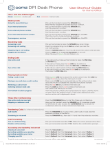 ooma DP1 Desk Phone Le manuel du propriétaire
