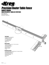 Kreg Precision Router Table Fence Manuel utilisateur