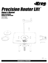 Kreg Precision Router Lift Manuel utilisateur