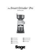 Sage BCG820 - the Smart Grinder Pro Le manuel du propriétaire