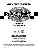 Char Griller Flat Iron 8036 Le manuel du propriétaire