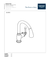 GROHE BRIDGEFORD 33 870 Guide d'installation