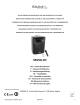 Ibiza Sound MOV8-CD Le manuel du propriétaire