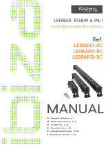 Ibiza LEDBAR6-RC Le manuel du propriétaire