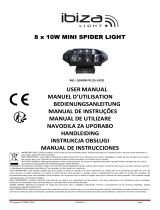 Ibiza Light & Sound MINI SPIDER Manuel utilisateur