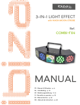 Ibiza Light & Sound COMBI-FX4 Manuel utilisateur