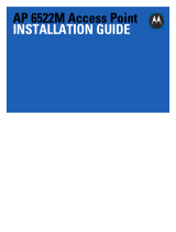 Motorola AP 6522M Guide d'installation