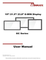 Winmate GC Series Manuel utilisateur