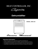 COMFORT-AIRE BHD-301-A Manuel utilisateur
