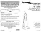Panasonic MC-V5203 Le manuel du propriétaire