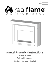 Real Flame 4001E-DW Le manuel du propriétaire