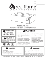 RealFlame T9650 LP Le manuel du propriétaire