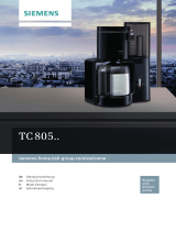 Siemens TC80503 Manuel utilisateur