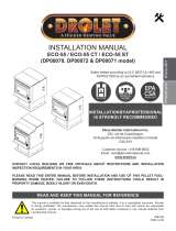 Drolet ECO-55 CT PELLET STOVE Guide d'installation