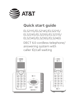 AT&T EL52345 Guide de démarrage rapide