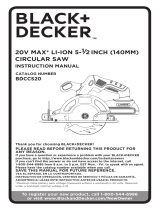 Black & Decker Black + Decker BDCCS20C 20V Max Lithium-Ion Cordless Trim  Manuel utilisateur