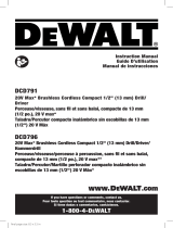 DeWalt DCD791D2 Manuel utilisateur