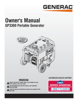 Generac GP3300 0064310 Manuel utilisateur