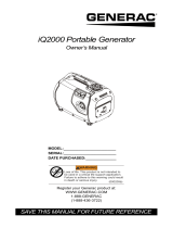 Generac iQ2000 G0068661 Manuel utilisateur