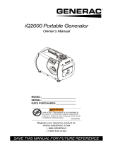 Generac iQ2000 G0071230 Manuel utilisateur