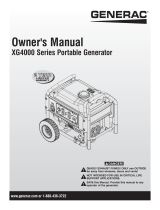 Generac XG4000 G0057782 Manuel utilisateur