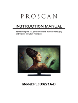 ProScan PLCD3271A-D Manuel utilisateur