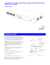 3com 3C16470B - Baseline Switch 2016 Manuel utilisateur