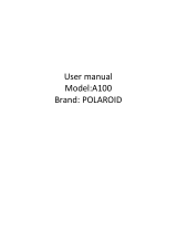 Polaroid A100 Manuel utilisateur