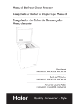Haier HNCM035EC - Appliances Chest Freezers Freezer Manuel utilisateur