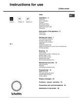 Scholtes CL 1 Instructions For Use Manual