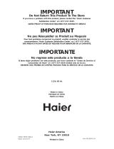 Haier HBP18 Series Manuel utilisateur