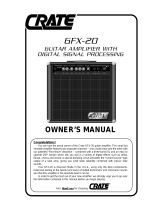 Crate Amplifiers GFX-20 Manuel utilisateur