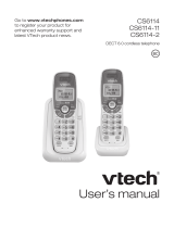 VTech CS6114 Manuel utilisateur