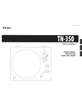 TEAC TN-350 Le manuel du propriétaire