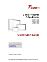 Winmate R15L100-GCC3 Guide de démarrage rapide