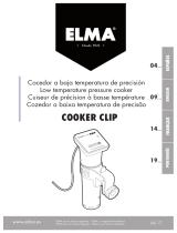 Elma Cocedor a baja temperatura de precisión Cooker Clip Le manuel du propriétaire