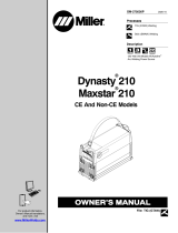 Miller Dynasty 210 DX Le manuel du propriétaire